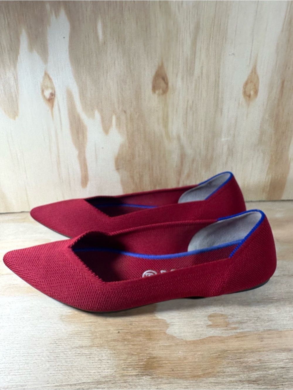 Rothy’s The Point Red Flats Women’s Size 9.5